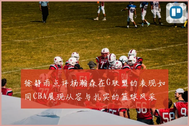 徐静雨点评杨瀚森在G联盟的表现如同CBA展现从容与扎实的篮球风采